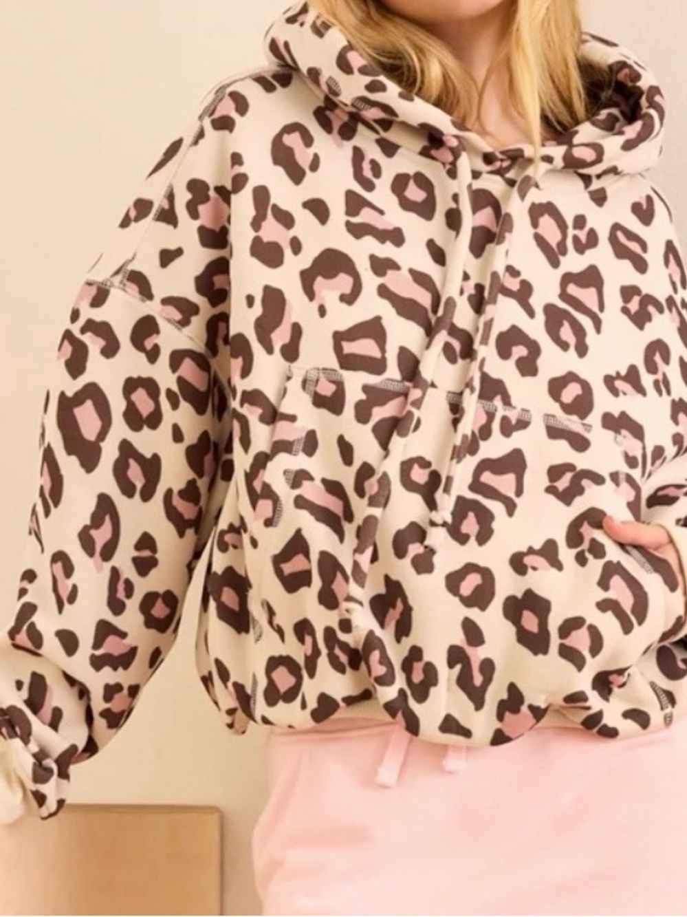 NEW Altar’d State AS Revival Leopard Print Pullover Size Medium NWT
